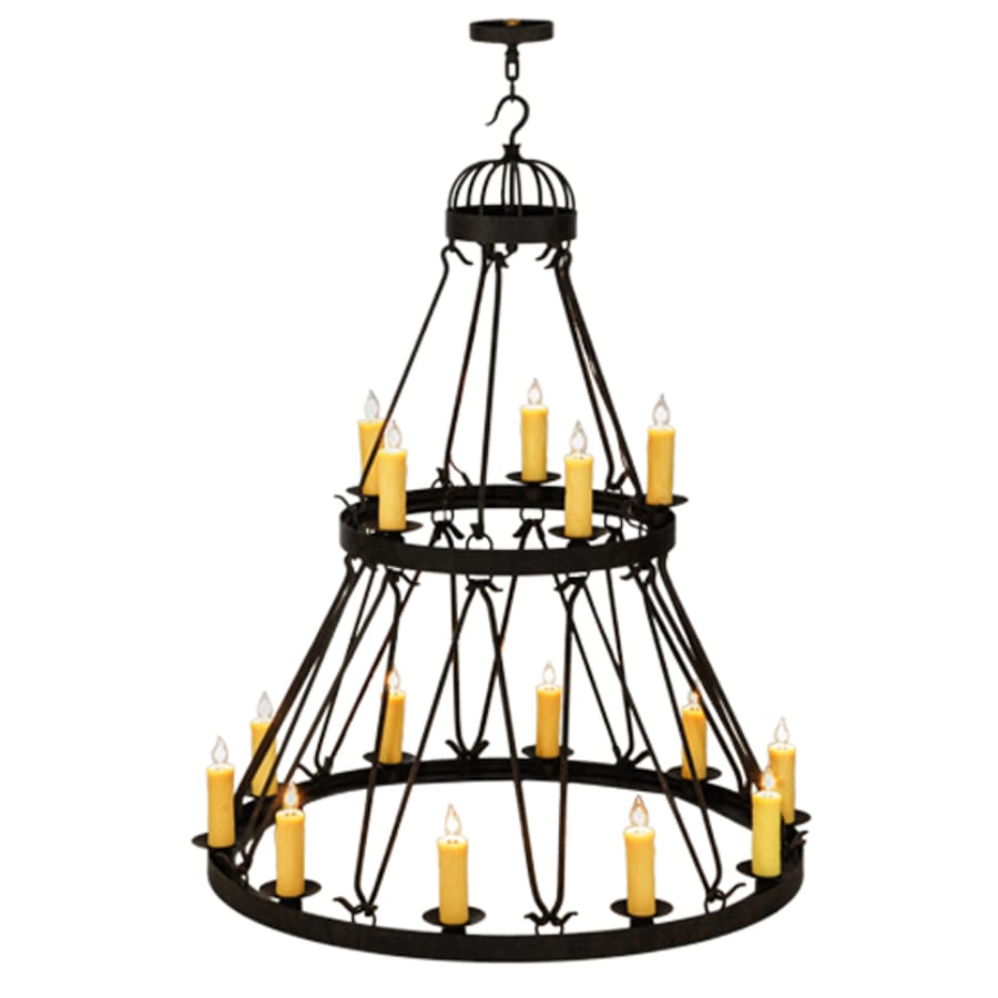 Meyda Tiffany Lakeshore 15 Light 48" Wide Taper Candle Style Chandelier