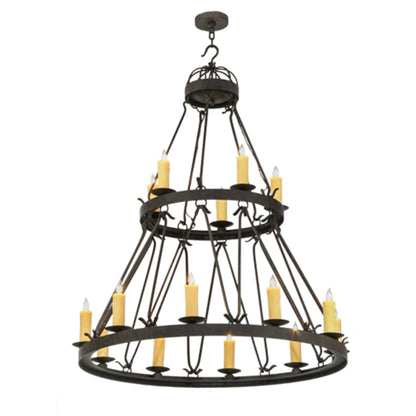 Meyda Tiffany Lakeshore 15 Light 48" Wide Taper Candle Style Chandelier