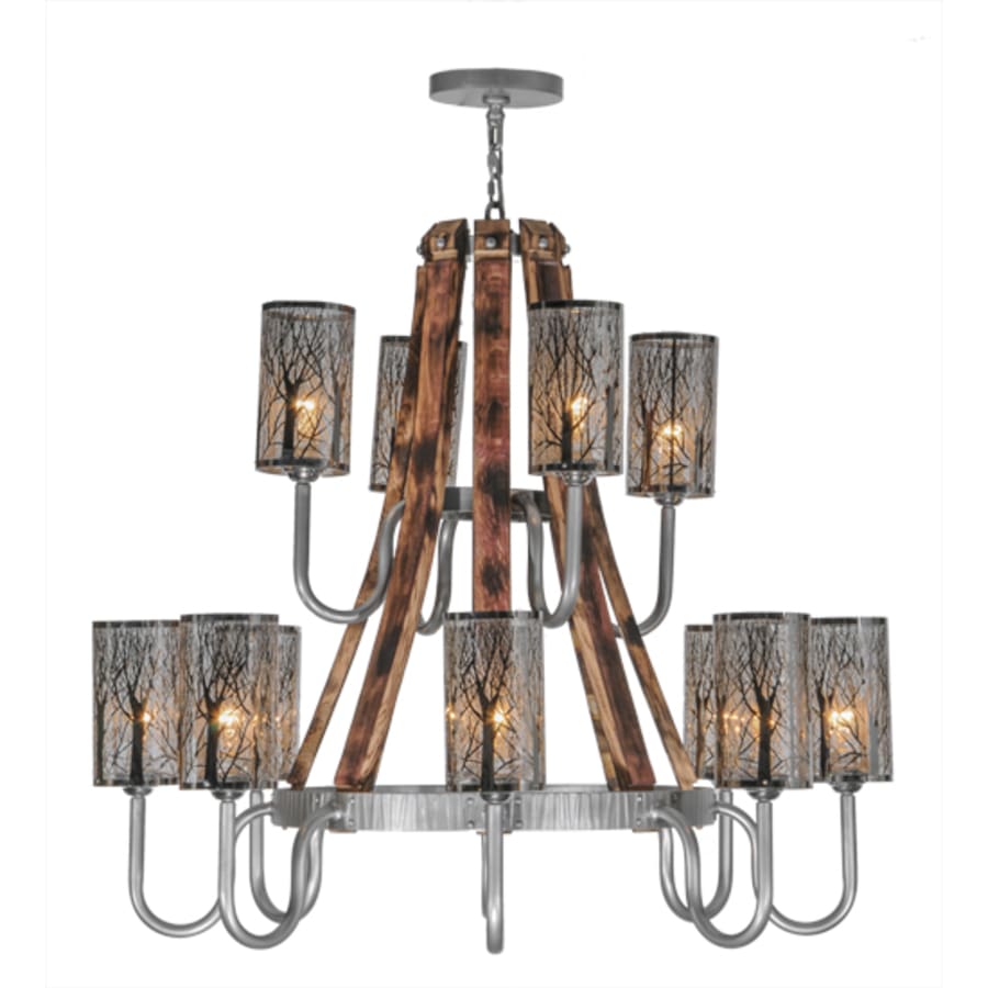 Meyda Tiffany Barrel Stave 12 Light 44" Wide Chandelier