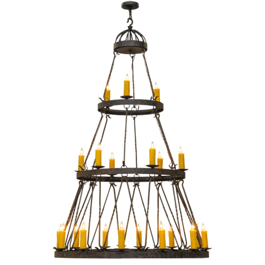 Meyda Tiffany Lakeshore 21 Light 54" Wide Taper Candle Style Chandelier