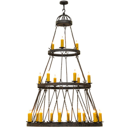 Meyda Tiffany Lakeshore 21 Light 54" Wide Taper Candle Style Chandelier
