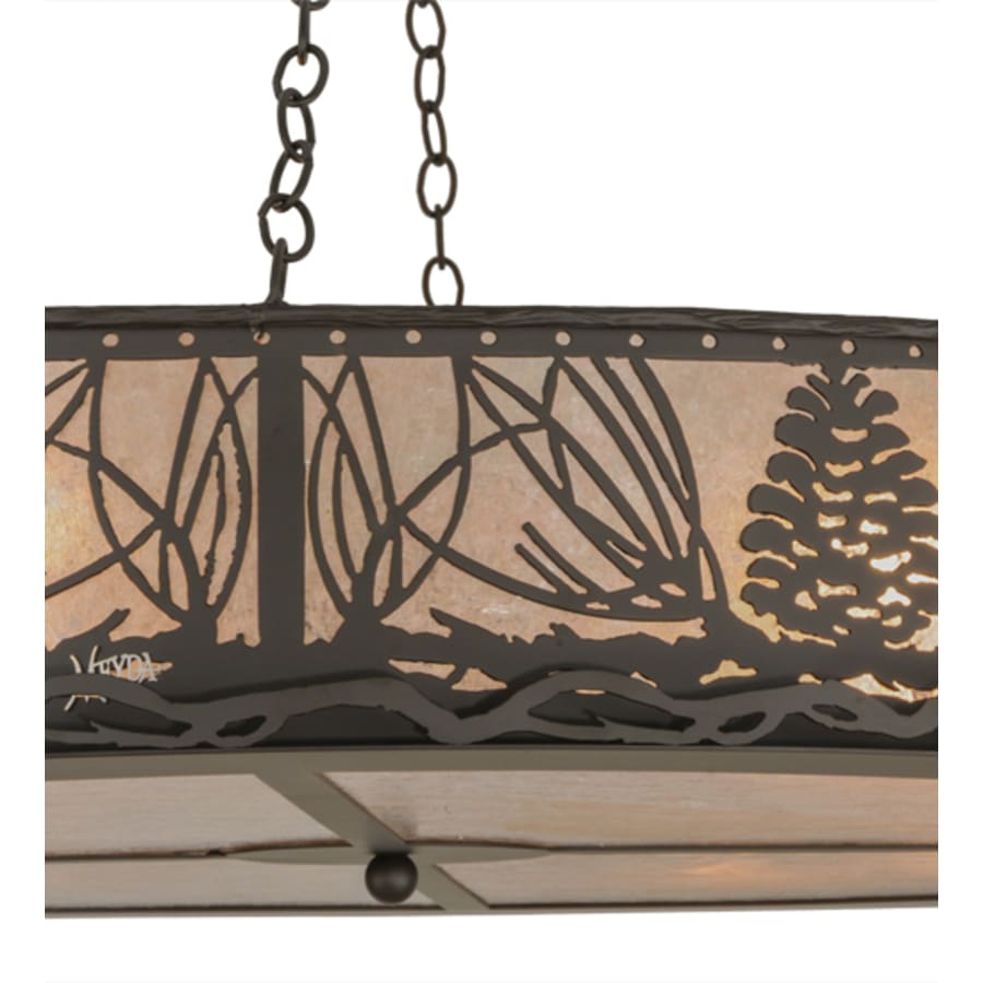 Meyda Tiffany Mountain Pine 8 Light 48" Wide Suspension Pendant