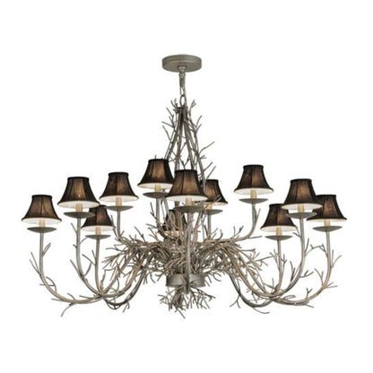 Meyda Tiffany Twigs 12 Light 50" Wide Chandelier
