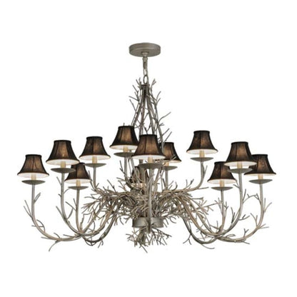 Meyda Tiffany Twigs 12 Light 50" Wide Chandelier