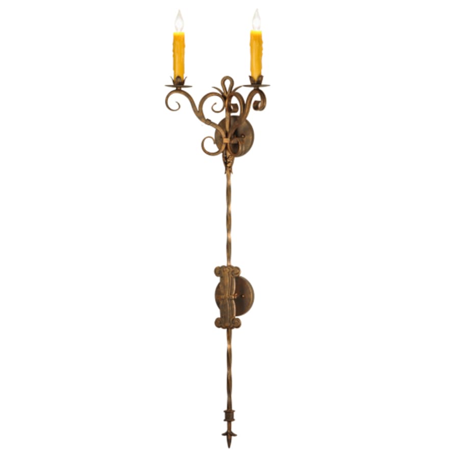 Meyda Tiffany Palmira 2 Light 48" Tall Wall Sconce