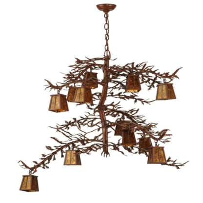 Meyda Tiffany Pine Branch 12 Light 48" Wide Chandelier
