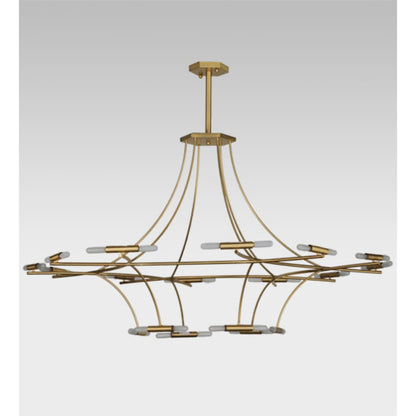 Meyda Tiffany ISON 36 Light 87" Wide Ring Chandelier