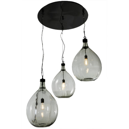Meyda Tiffany Euri Tanta 3 Light 41" Wide Multi Light Pendant