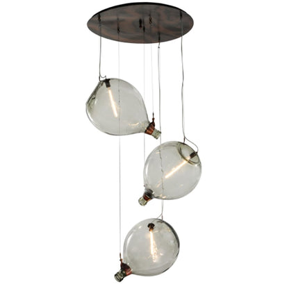 Meyda Tiffany Euri Tanta 3 Light 40" Wide Multi Light Pendant