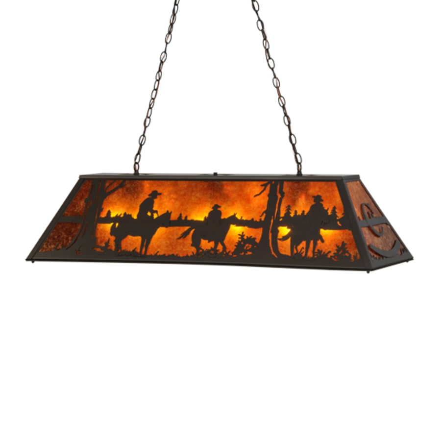 Meyda Tiffany Personalized 9 Light 48" Wide Linear Pendant