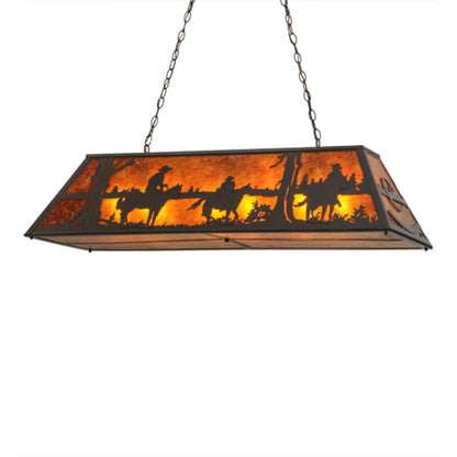 Meyda Tiffany Personalized 9 Light 48" Wide Linear Pendant