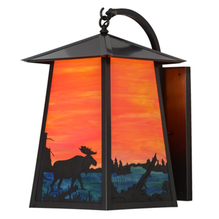 Meyda Tiffany Wide 25" Tall Wall Sconce