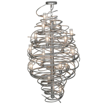 Meyda Tiffany Cyclone 18 Light 30" Wide Ring Chandelier