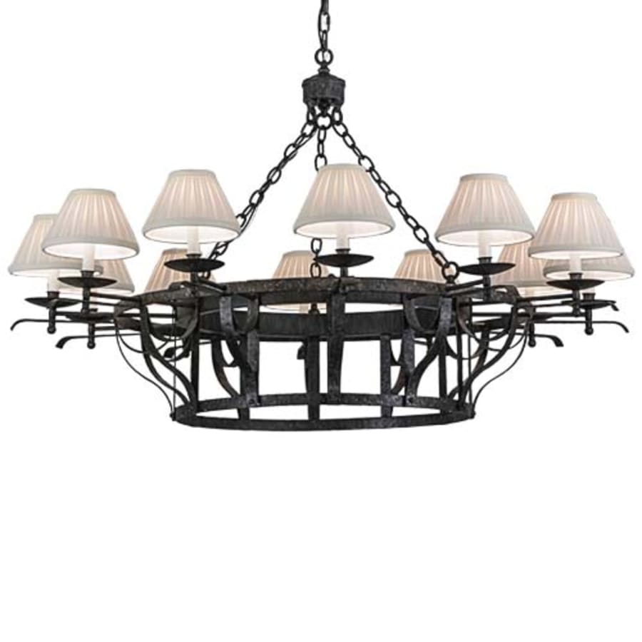 Meyda Tiffany Ethel 12 Light 52" Wide Ring Chandelier