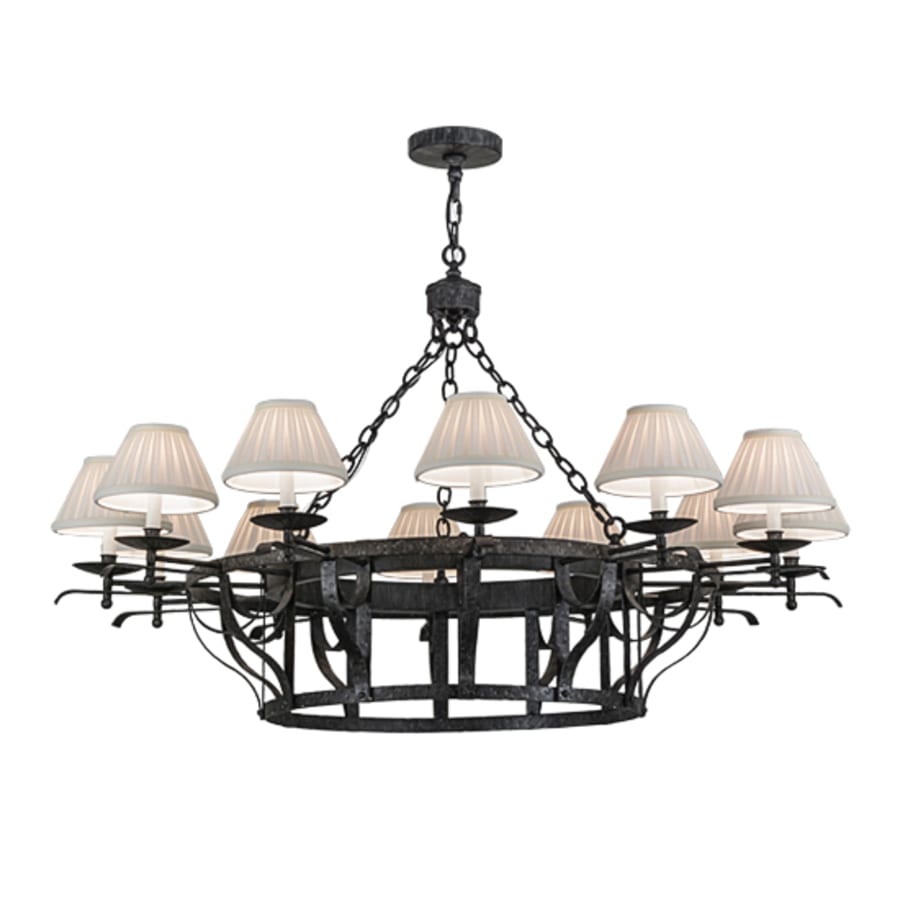 Meyda Tiffany Ethel 12 Light 52" Wide Ring Chandelier