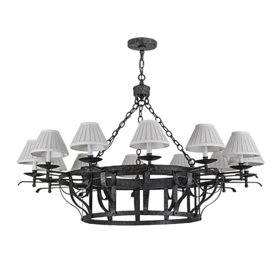 Meyda Tiffany Ethel 12 Light 52" Wide Ring Chandelier