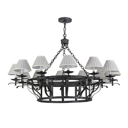 Meyda Tiffany Ethel 12 Light 52" Wide Ring Chandelier