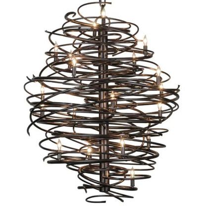 Meyda Tiffany Cyclone 20 Light 42" Wide Candle Style Chandelier