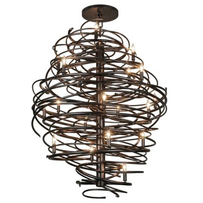 Meyda Tiffany Cyclone 20 Light 42" Wide Candle Style Chandelier