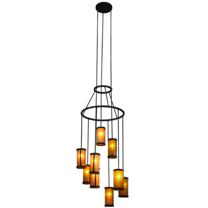 Meyda Tiffany Cartier 9 Light 35" Wide Ring Chandelier