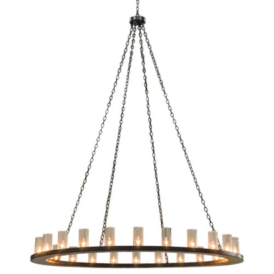 Meyda Tiffany Loxley 24 Light 72" Wide Ring Chandelier