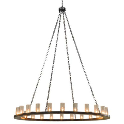 Meyda Tiffany Loxley 24 Light 72" Wide Ring Chandelier