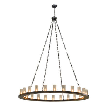 Meyda Tiffany Loxley 24 Light 72" Wide Ring Chandelier