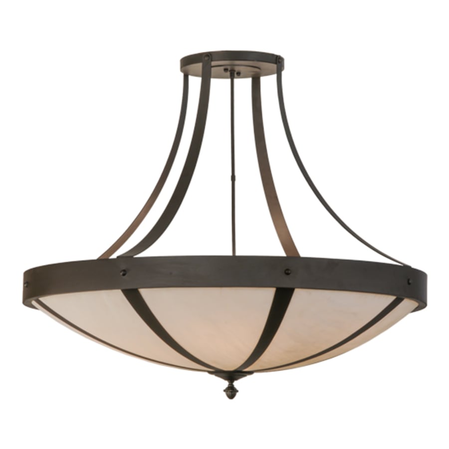 Meyda Tiffany Urban 6 Light 42" Wide Semi-Flush Bowl Ceiling Fixture