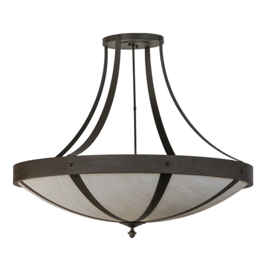 Meyda Tiffany Urban 6 Light 42" Wide Semi-Flush Bowl Ceiling Fixture