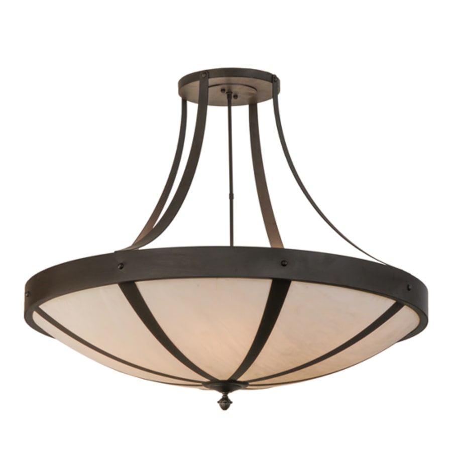 Meyda Tiffany Urban 6 Light 42" Wide Semi-Flush Bowl Ceiling Fixture