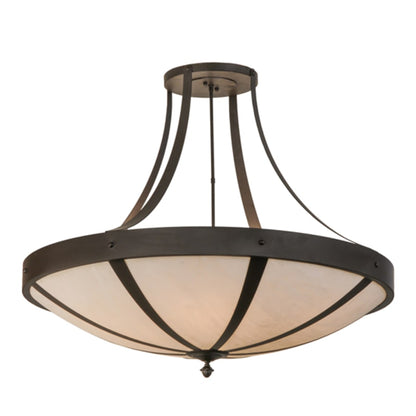 Meyda Tiffany Urban 6 Light 42" Wide Semi-Flush Bowl Ceiling Fixture