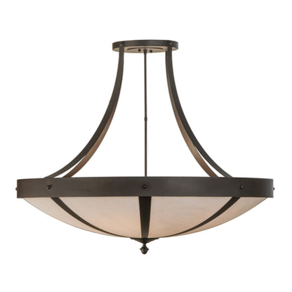 Meyda Tiffany Urban 6 Light 42" Wide Semi-Flush Bowl Ceiling Fixture