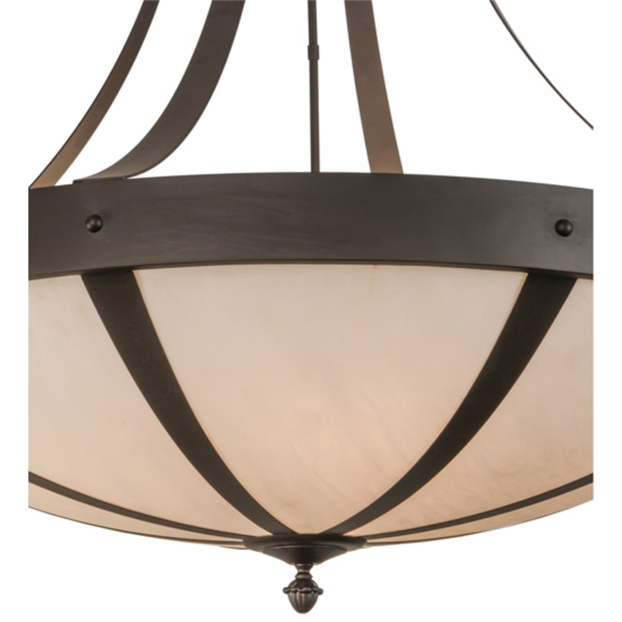 Meyda Tiffany Urban 6 Light 42" Wide Semi-Flush Bowl Ceiling Fixture