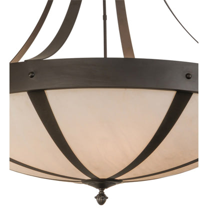Meyda Tiffany Urban 6 Light 42" Wide Semi-Flush Bowl Ceiling Fixture
