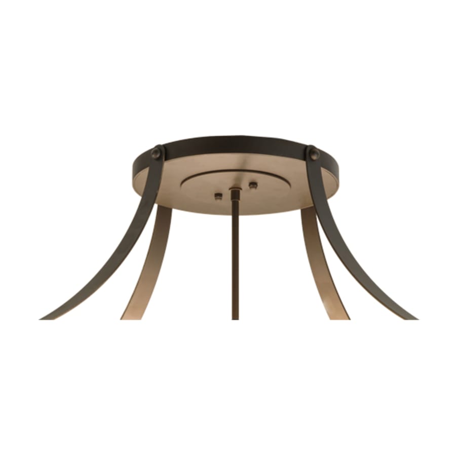 Meyda Tiffany Urban 6 Light 36" Wide Semi-Flush Bowl Ceiling Fixture - Oil Rubbed Bronze Finish