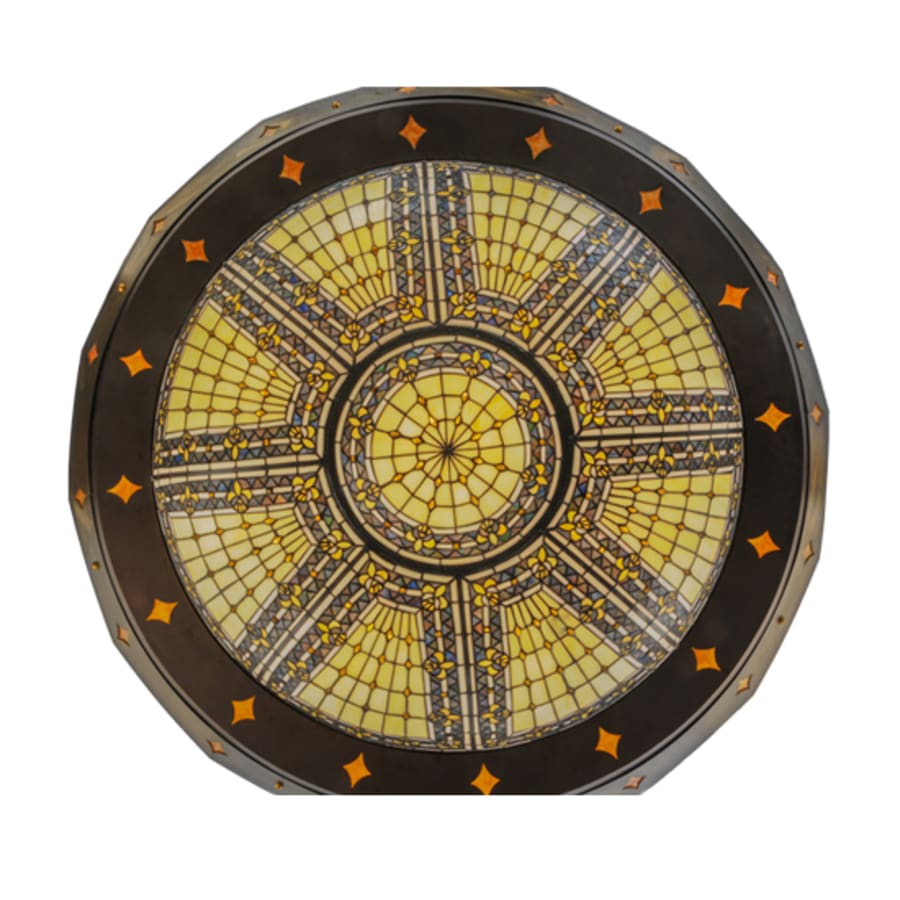 Meyda Tiffany Fleur-de-lis 10 Light 57" Wide Pendant