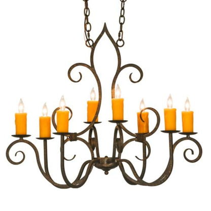 Meyda Tiffany Clifton 8 Light 26" Wide Taper Candle Style Chandelier
