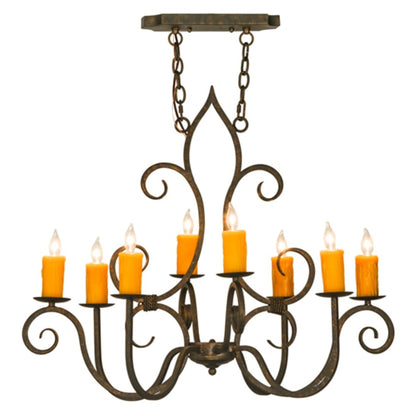 Meyda Tiffany Clifton 8 Light 26" Wide Taper Candle Style Chandelier