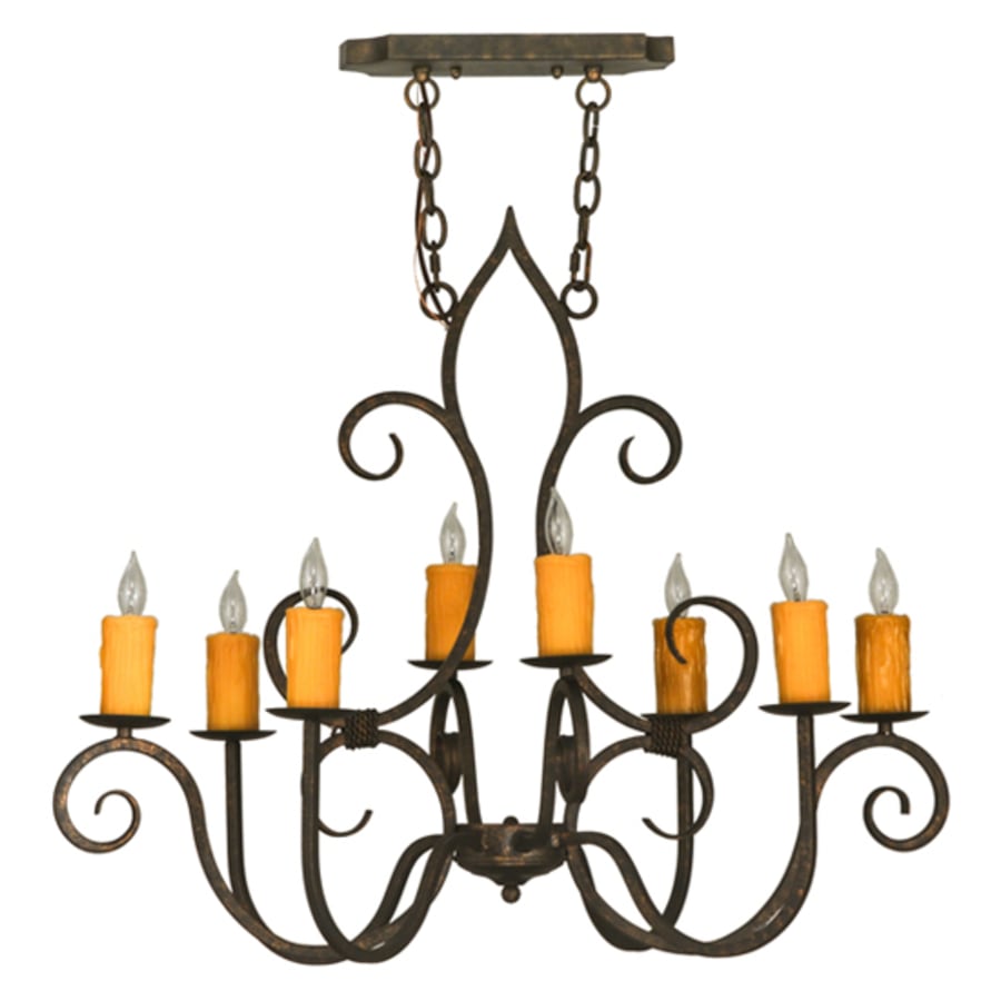 Meyda Tiffany Clifton 8 Light 26" Wide Taper Candle Style Chandelier