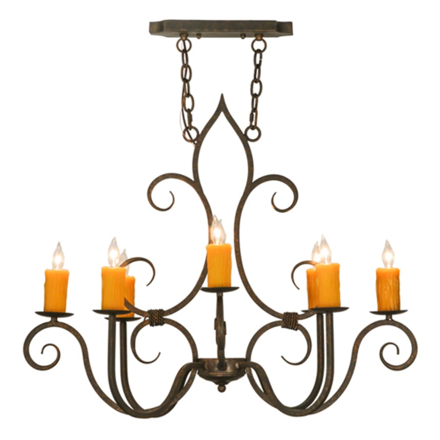 Meyda Tiffany Clifton 8 Light 26" Wide Taper Candle Style Chandelier