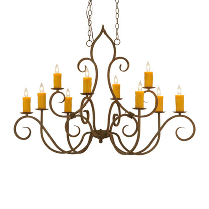 Meyda Tiffany Clifton 10 Light 28" Wide Taper Candle Style Chandelier