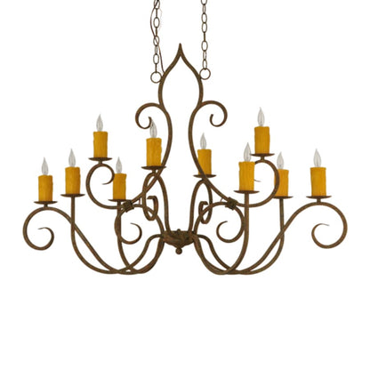 Meyda Tiffany Clifton 10 Light 28" Wide Taper Candle Style Chandelier