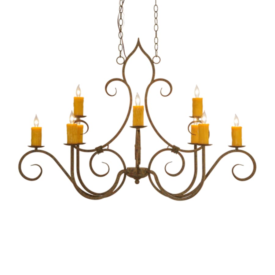 Meyda Tiffany Clifton 10 Light 28" Wide Taper Candle Style Chandelier