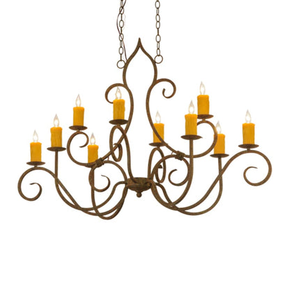 Meyda Tiffany Clifton 10 Light 28" Wide Taper Candle Style Chandelier