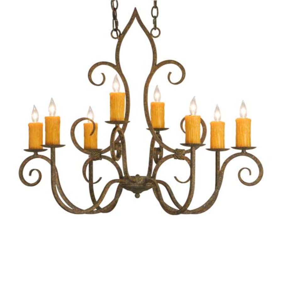 Meyda Tiffany Clifton 8 Light 26" Wide Taper Candle Style Chandelier