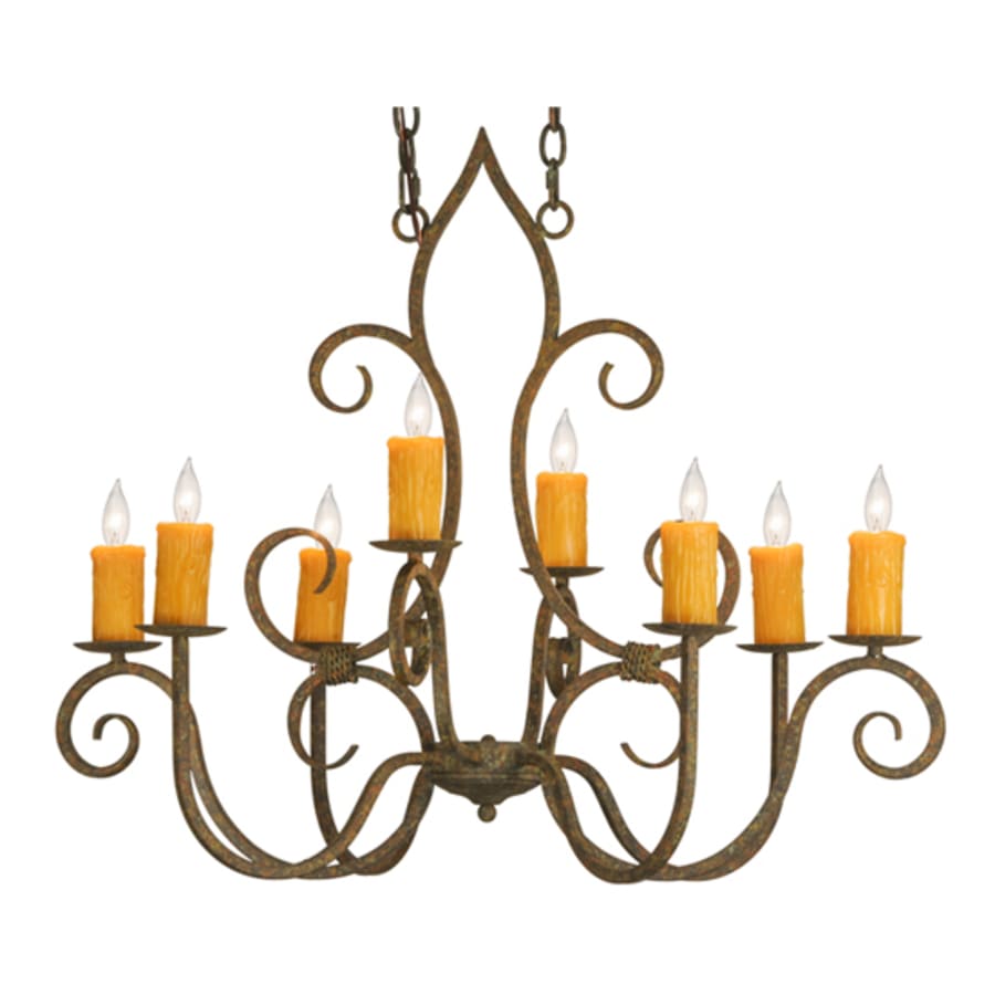 Meyda Tiffany Clifton 8 Light 26" Wide Taper Candle Style Chandelier