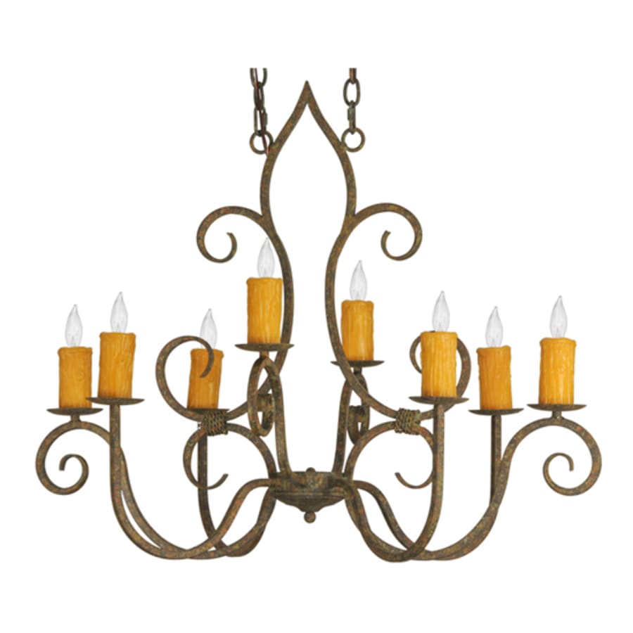 Meyda Tiffany Clifton 8 Light 26" Wide Taper Candle Style Chandelier