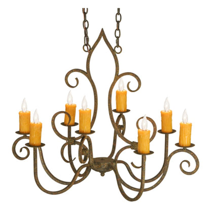 Meyda Tiffany Clifton 8 Light 26" Wide Taper Candle Style Chandelier