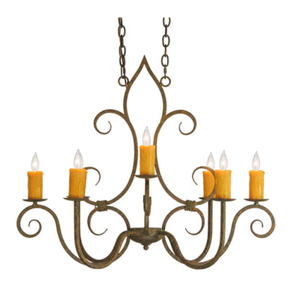 Meyda Tiffany Clifton 8 Light 26" Wide Taper Candle Style Chandelier