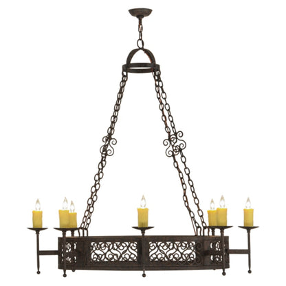 Meyda Tiffany Toscano 8 Light 50" Wide Taper Candle Style Chandelier